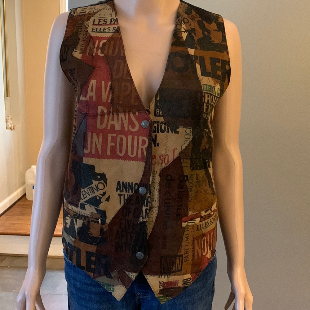 Vintage Sonika Leather Vest